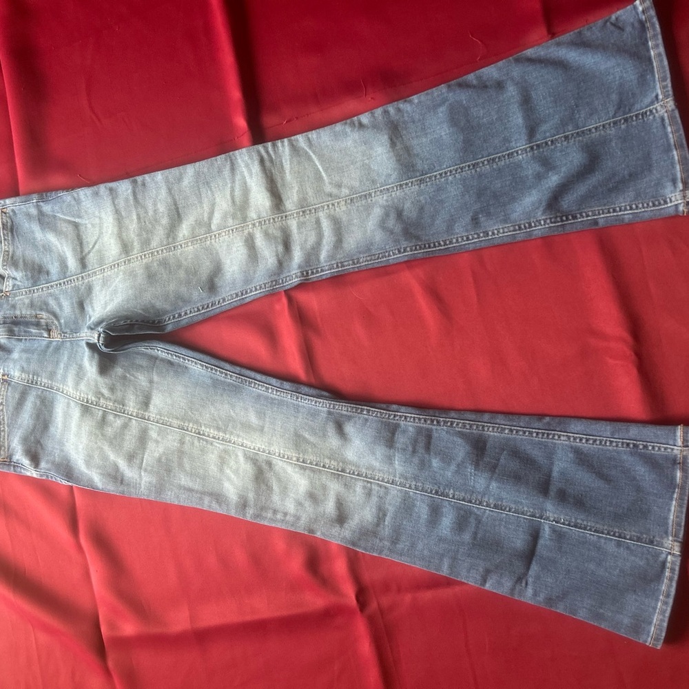 Abercrombie Kids Light Blue Flare Jeans